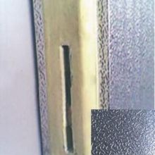 Panneaux 100 mm à paroi personnalisée en chambre froide; Surface en aluminium gaufré