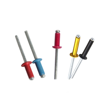 DIN 7337 Open Type Aluminum Stainless Steel Painted Blind Rivets
