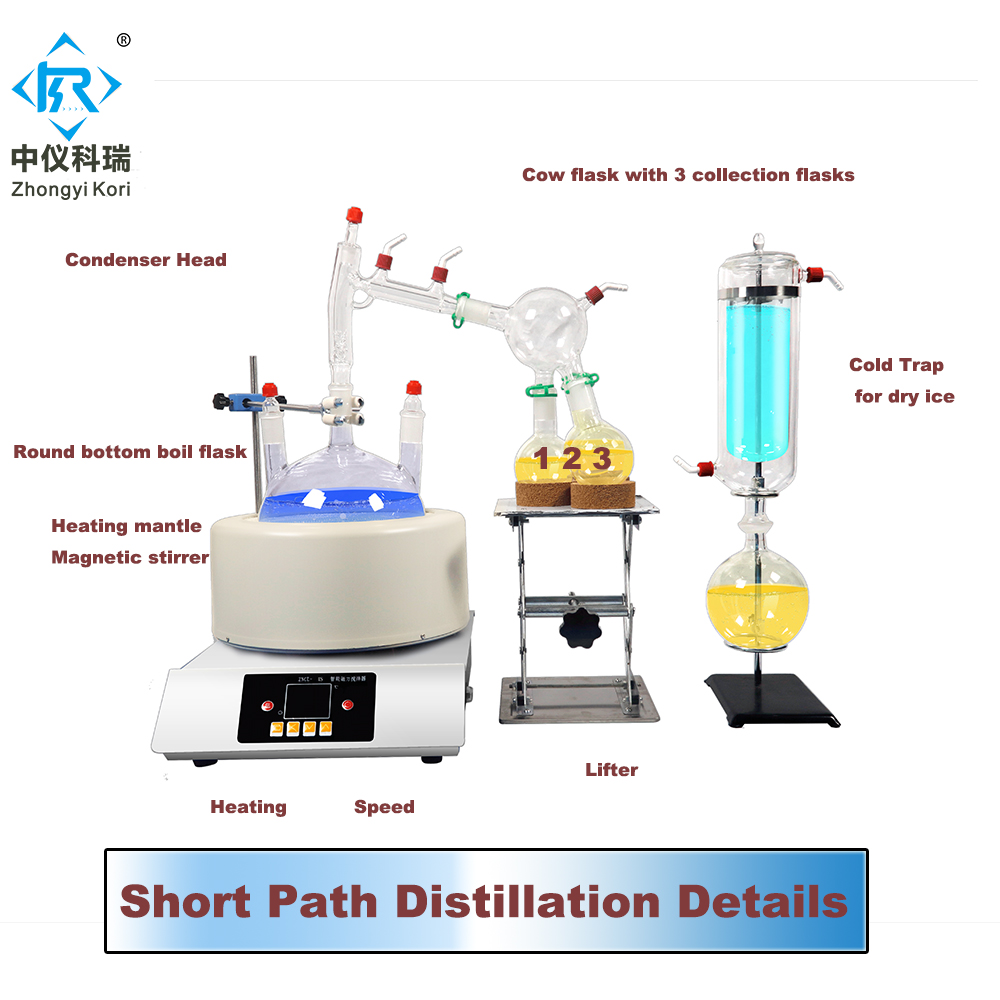 Vacuum Short Path Distillation With Alcohol Recovery, High Quality