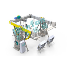 Benfan Rock and Roll Rotomolding Machine: Advanced Open Flame Industrial Machinery