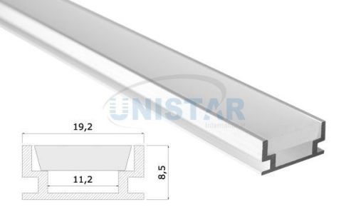 Hr-alu Series Heavy Duty Aluminum Flat Led Profile Housing For Led Tape Light