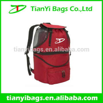 Cooler backpack with cooler compartment