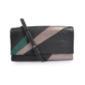 Patchwork italienische Grain Leder Damen Clutch Handtasche