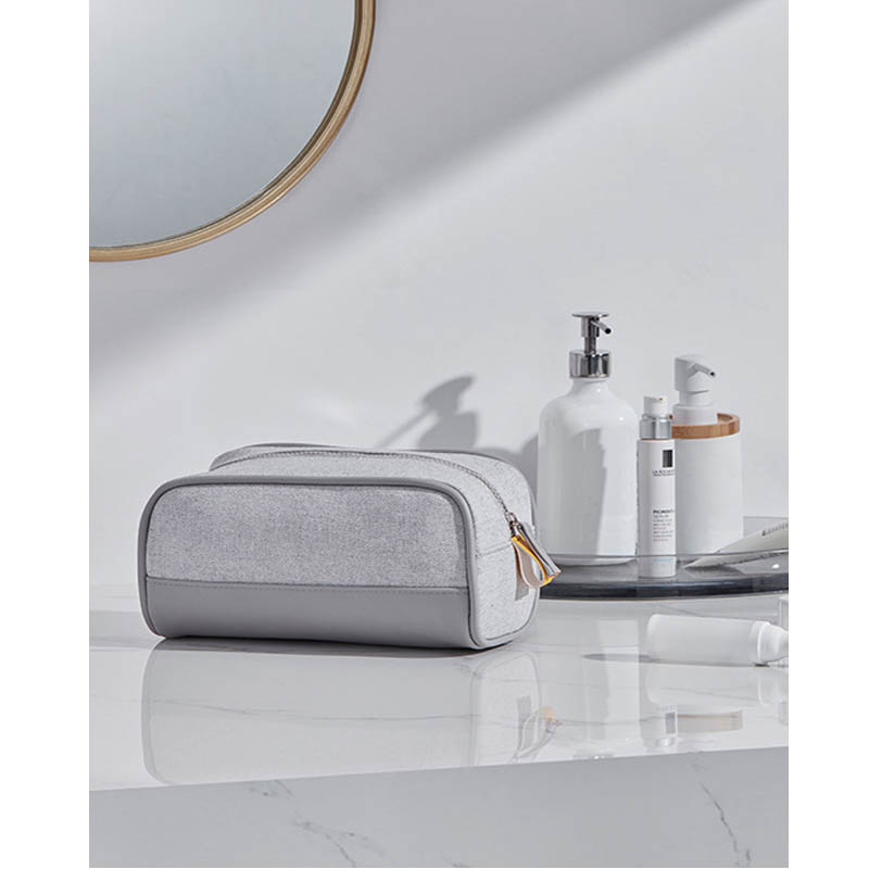 High Quality Makeup Bag Large Capacity Waterproof Wash Bag Multi-functional PU Cotton Zipper Pouch Bag