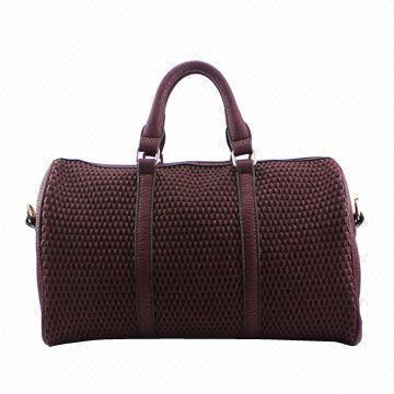 Chic Women's Bucket Braided Handbag