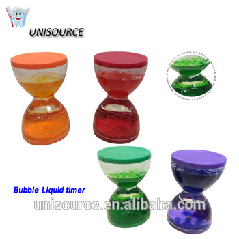 liquid oil clock for children