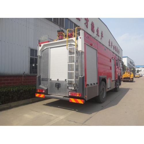 6T water foam tank emergency rescue fire truck