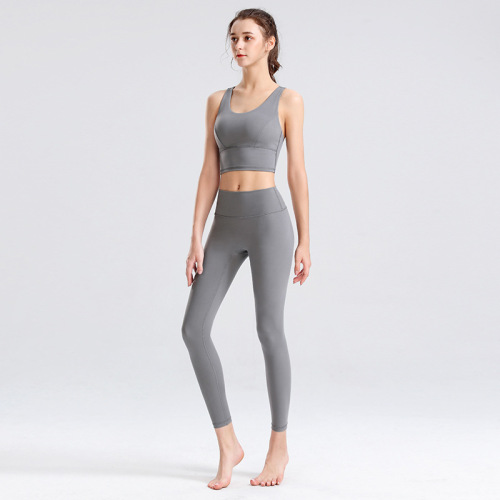 Yoga sets clothing  solid color