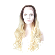 New Long Blonde Lace Frontals With Baby Hair Wigs 1.5*13.5 Ear To Ear Lace Front 100% Human Hair Wig