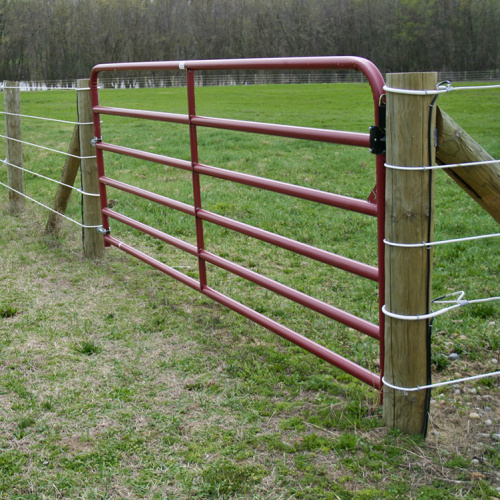 Panel de valla de caballo de metal negro de 3 rieles