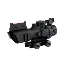 Adjustable Prismatic 4x32 ACOG Scope with Illuminated Reticle for Hunting