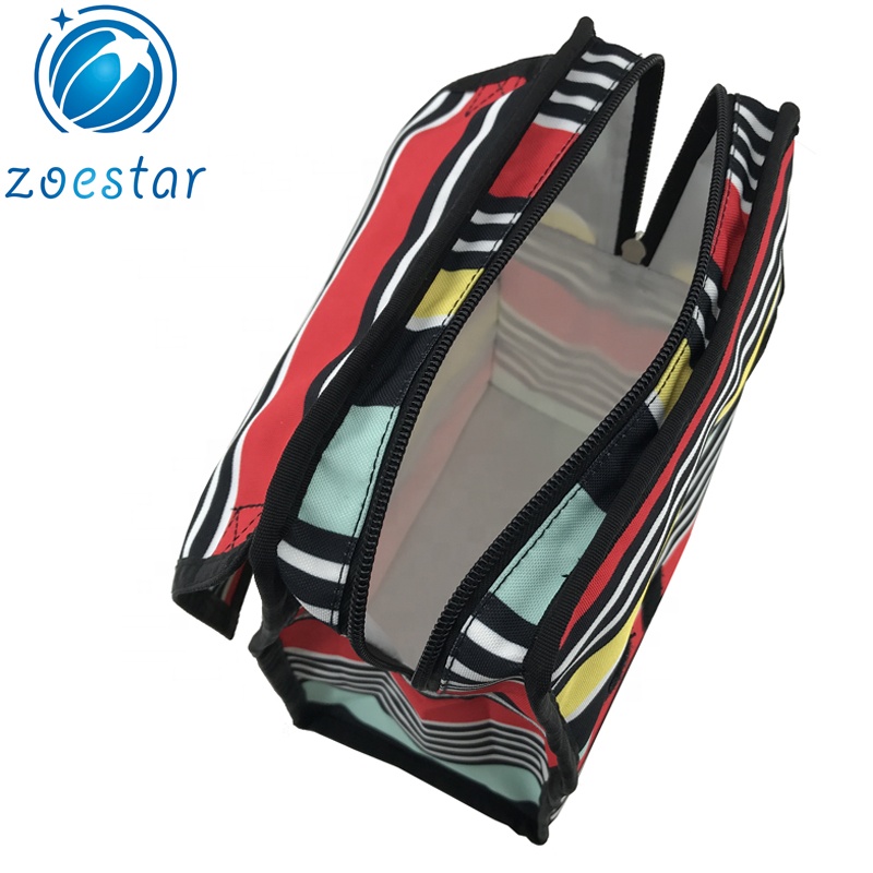 Foldable One Compartment Insulated Lunch Tote Bag Portable Lunch Food Sandwich Holder Cooler Bag