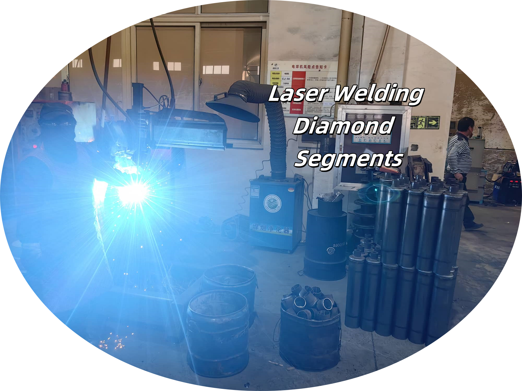 Lézeres hegesztési gyémánt szegmens Laser Welding Diamond Segment