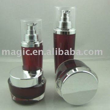 acrylic jar and acrylic bottle(oval shape)