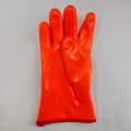 Guantes de trabajo de invierno PVC bañado óleo industrial