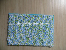 Space Dye Shaggy Chenille Rugs Loop Pile Microfiber Rug