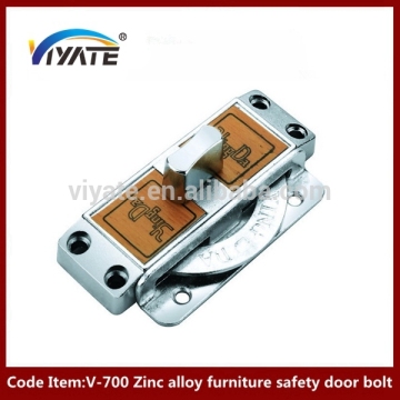 Zinc Alloy Safety Round Floor Door Bolts Lock Door Bolts