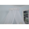 Circular Hanging Bed Canopy White Mosquito Netting