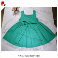 Green christmas fashion hand embroidery dresses