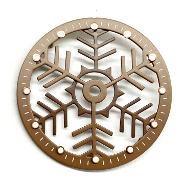 Snowflake Pattern Skeleton Watch Dial for Aautomatic Watches