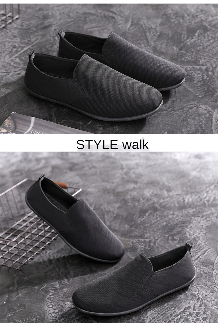 Supplier Fashion Casual New Style for Men Low Price EVA OEM Business Peas Shoes Lazy Shoes Trend a foot British Style