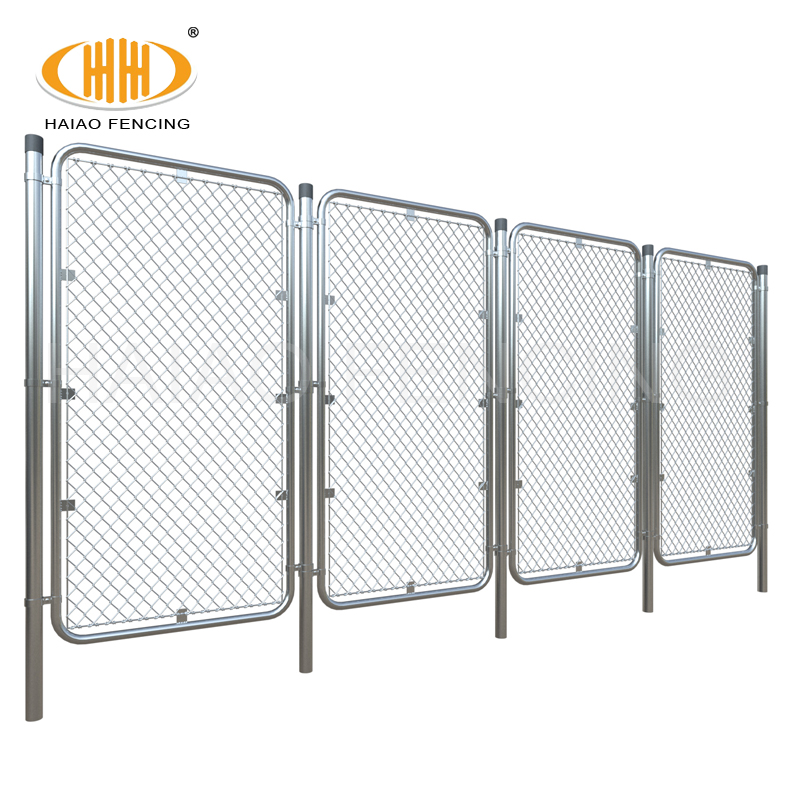 Cheap galvanized chain link fence gates for sale