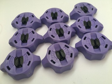 Quick dismantling plastic flat fan nozzle used for Circuit board manufacturing