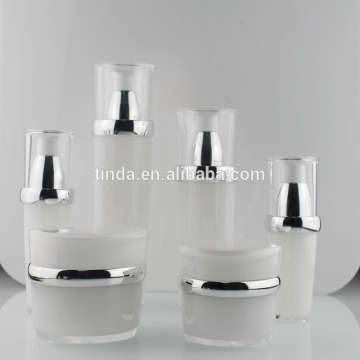 Acrylic plastic bottles cosmetic jar