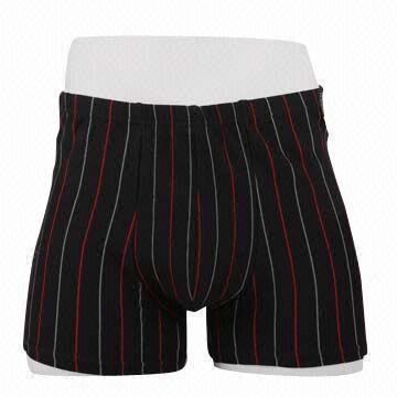 Mémoires de boxer homme coton, différentes couleurs sont disponibles