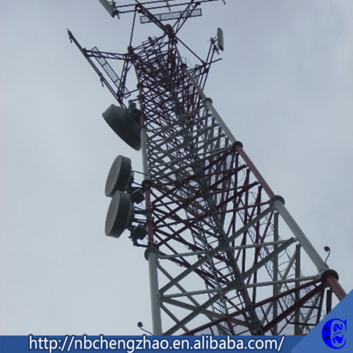 Professional design high evaluation four-legs steel cell telecommunication mast tower
