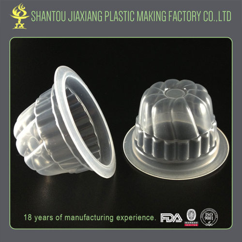 Custom printed disposable plastic cup for jelly