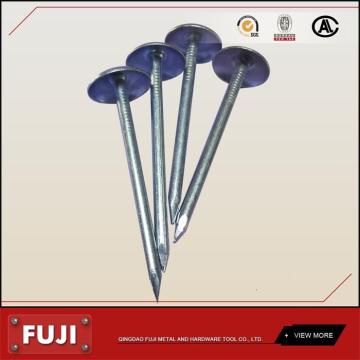 Hot sale galvanized umbrella head bulk umbrella head roofing nails