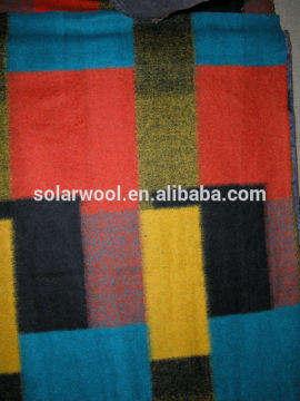 Woolen rove knitted fabric