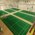 preços de piso de futsal / futebol / vinil para esportes internos piso de plástico para quadra de badminton