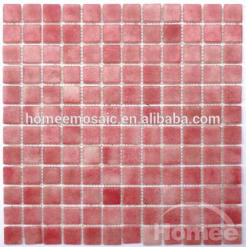 Glass pool tiles swimming pool