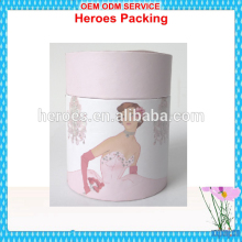 Trade Assurance paper cylinder boxes for silk scarf packing