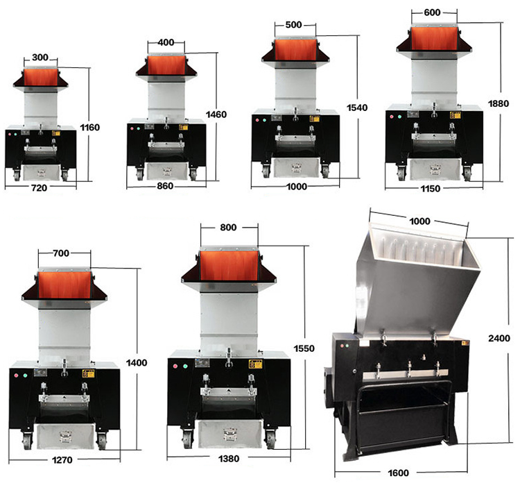 Schredder-Kunststoff-Maschine zum richtigen Preis, hochwertige Flaschen-Kunststoff-Zerkleinerungsmaschine mit CE-Zertifizierung