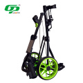 Lipat tiga roda golf push troli golf golf