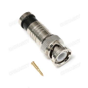 BNC Male Compression Connectors for RG59 Cable