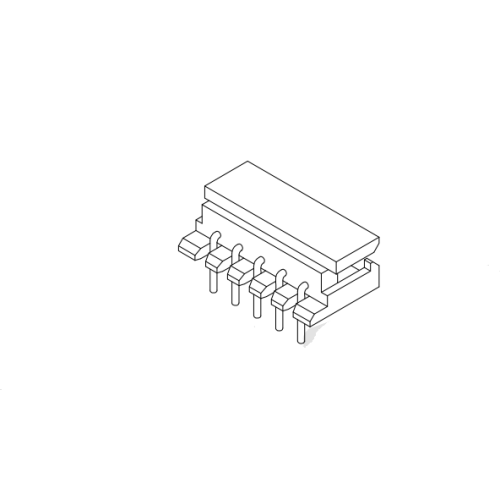 2,50 mm tonhöjd 90 ° Wafer Connector Series AW2505R-XP