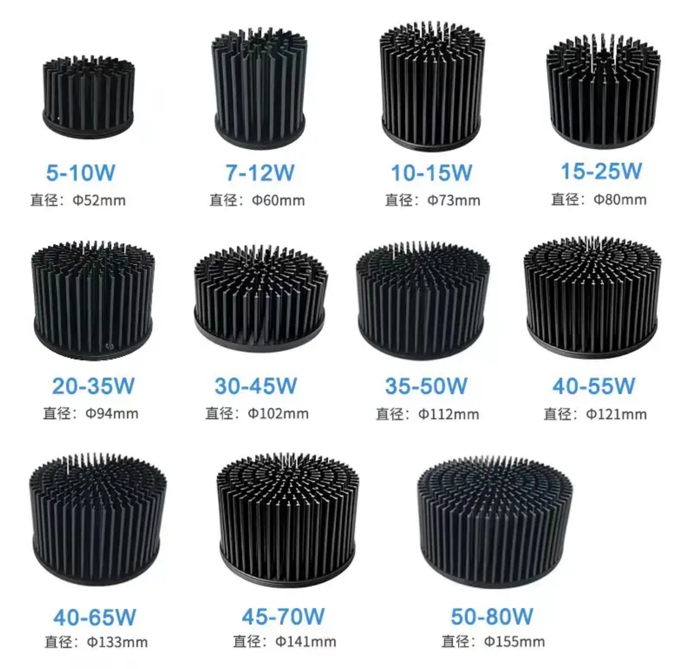 LED lamp radiator cold forging mold