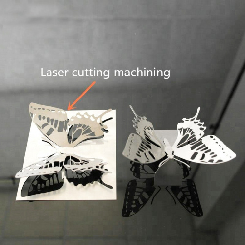 Laserschneiden Edelstahl Modell Schmetterling Modellteil