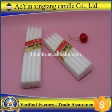 White candle in poly bag wholesale candles in china