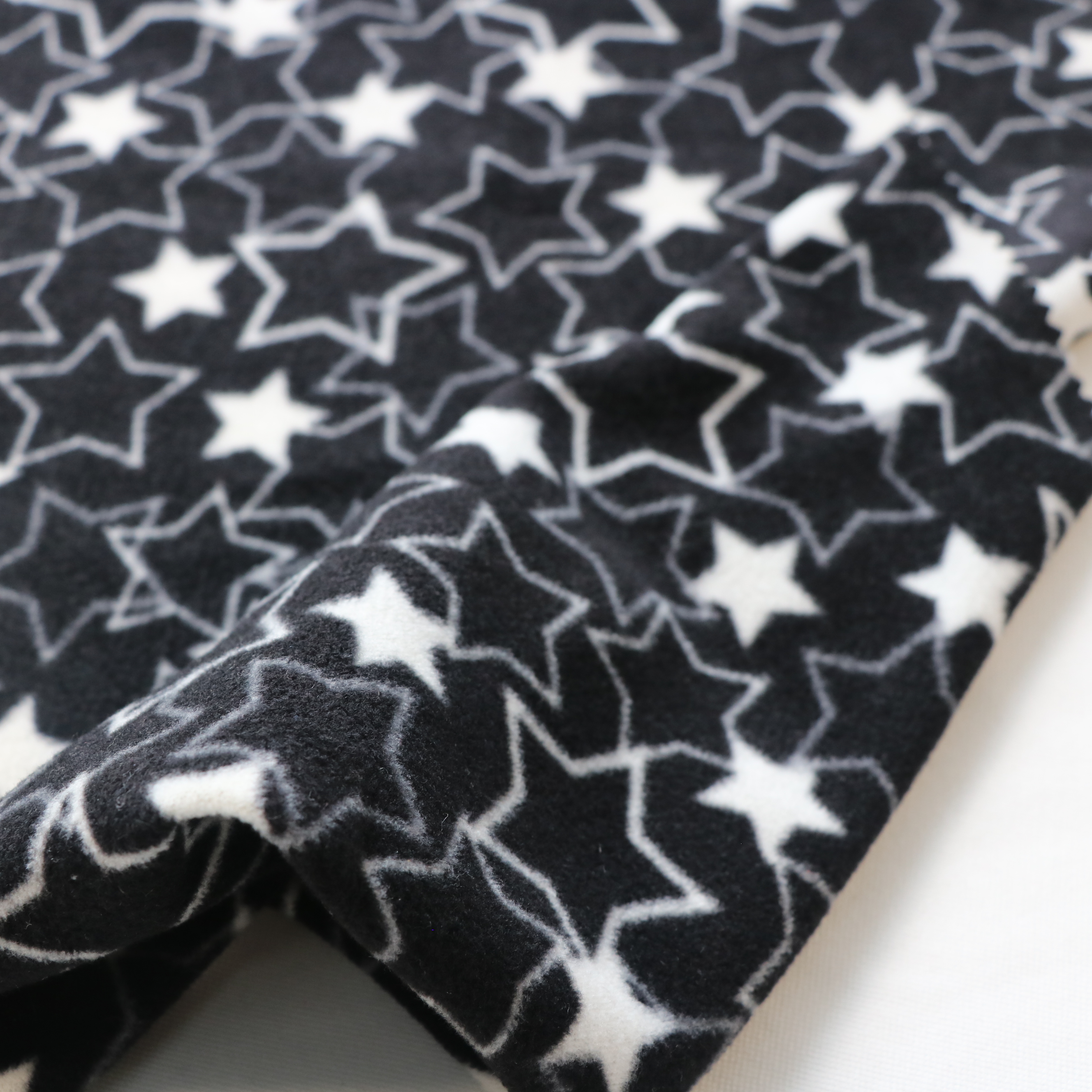 Hot Selling senaste design mode tryckt polärt fleece -tyg
