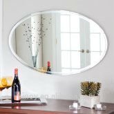 chinese bathroom oval mirror for shower room ,bathroom mirror made of quality float glass