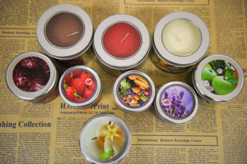 Various Scented Candle in Metal Tin