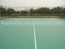 Tennis floor coverings