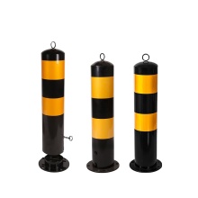 Removable Steel Warning Bollards for Traffic Road Barriers