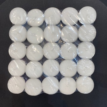 Unscented tea light candles 100pcs tea light candles
