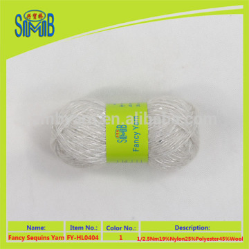 yarn factory sale spangle knitting yarn with good quality